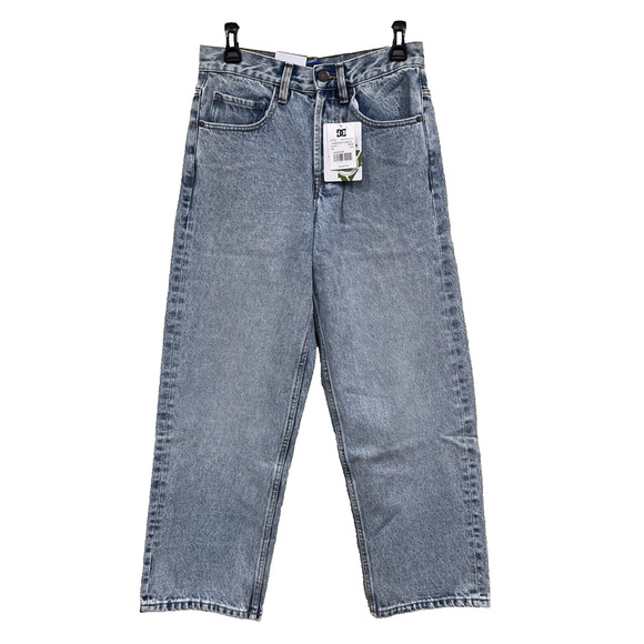 DC Denim Jeans Baggy 28x29 Worker Baggy Organic Denim Blue Stonewashed 80s Retro
